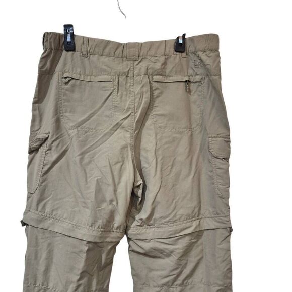 REI Women's Tan Nylon Convertible Cargo Pants - Picture 10 of 12